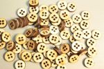 Wooden buttons 10pcs, decoupage