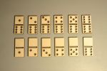 Domino 12pcs, Plywood 3mm