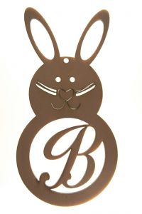 Easter Rabbit Letter B